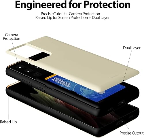 Miniatura 78 de GOOSPERY Parachoques magnético para puerta compatible con Galaxy S23, tarjetero tipo cartera, cierre automático, protección de doble capa resistente