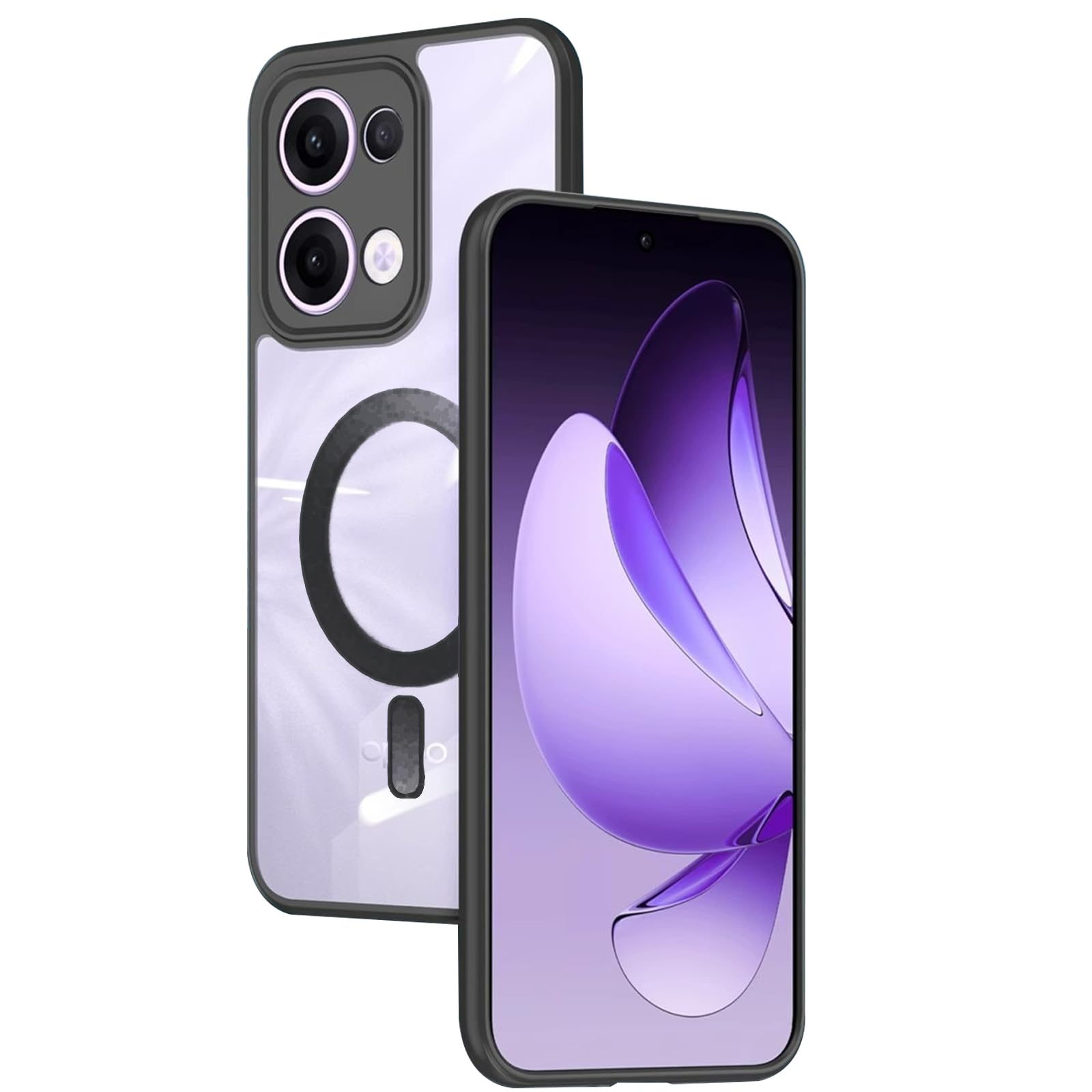 Amazon.co.jp: Casesmo OPPO Reno 13A 用 ケース 透明 MagSafe対応