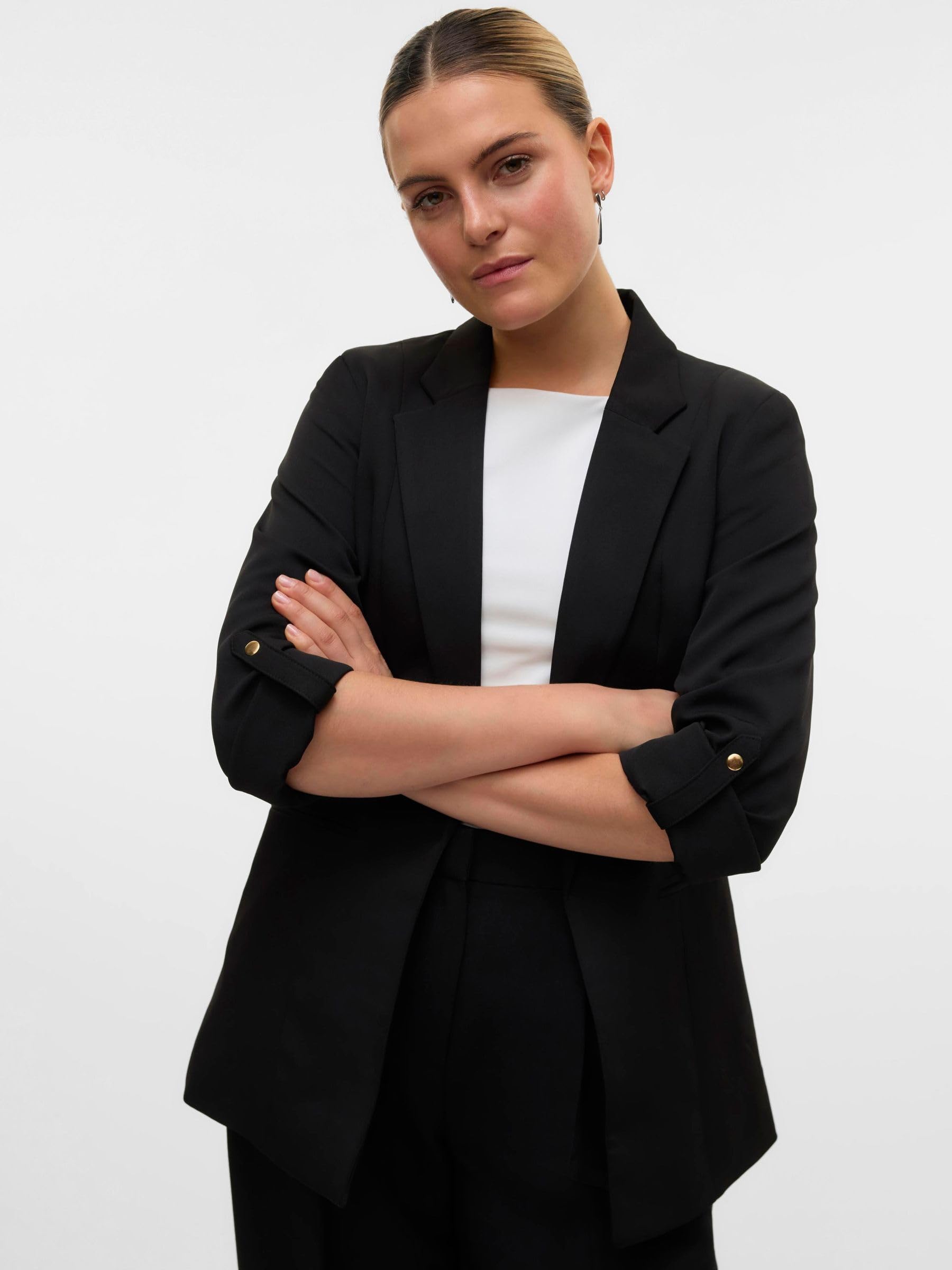 VERO MODA Vmgloria 3/4 Slim Blazer Noos Vmgloria Slim Blazer Noos 3/4 Mujer (Pack de 1)