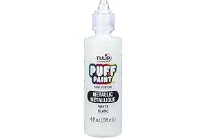 TULIP Puff Paint Metallic Pack: White