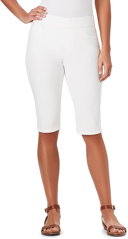 Thea Pull on Faux 5 Pocket Skimmer 