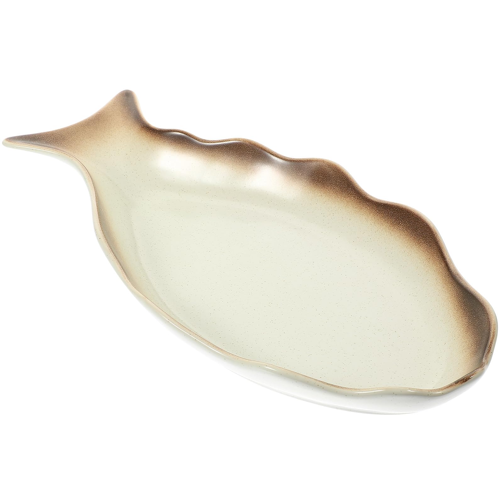 Assiette Blanc Surface Lisse et Brillante, Facile à Nettoyer en Céramique de Style Japonerie Grosse Taille Lors de Réunions Familiales pour Fruits et Desserts