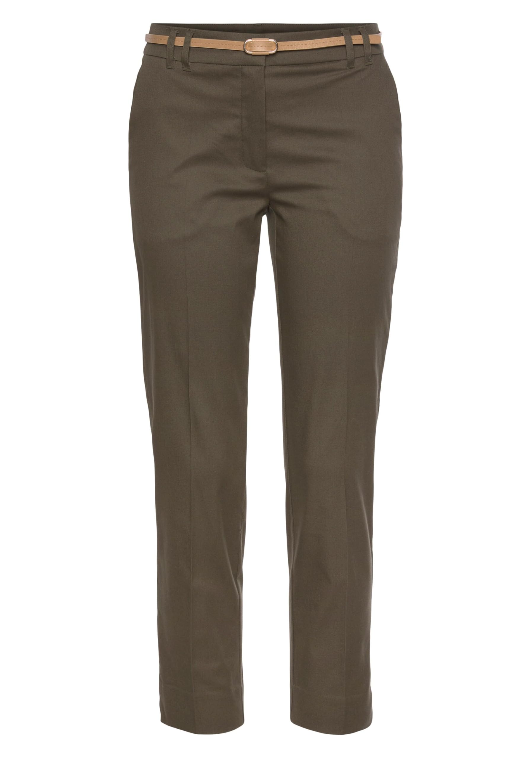 VIVANCE Chinohose + Lederimitat-Gürtel product description