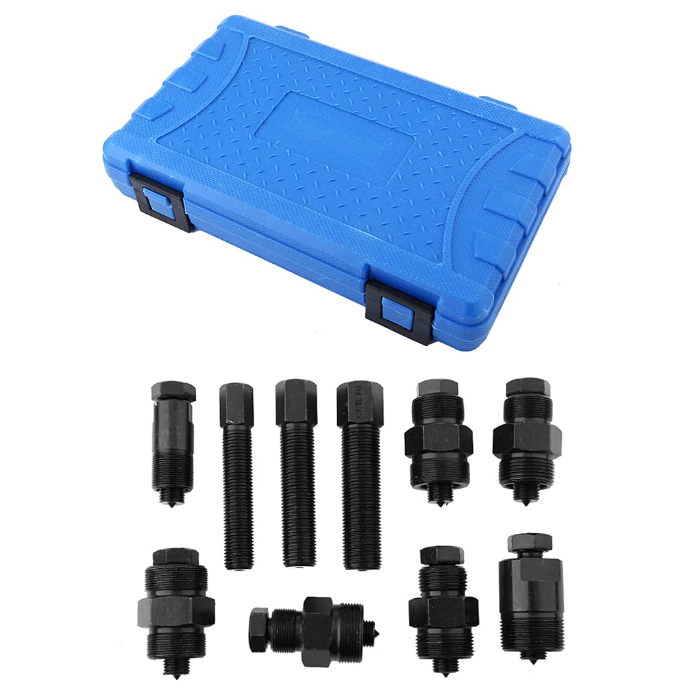 Juego de 10 Extractores de Volante de Moto, Acero al Carbono de Extractor de Volante de Motocicleta Herramientas Moto para Scooter Moto Bicicleta M14-M28