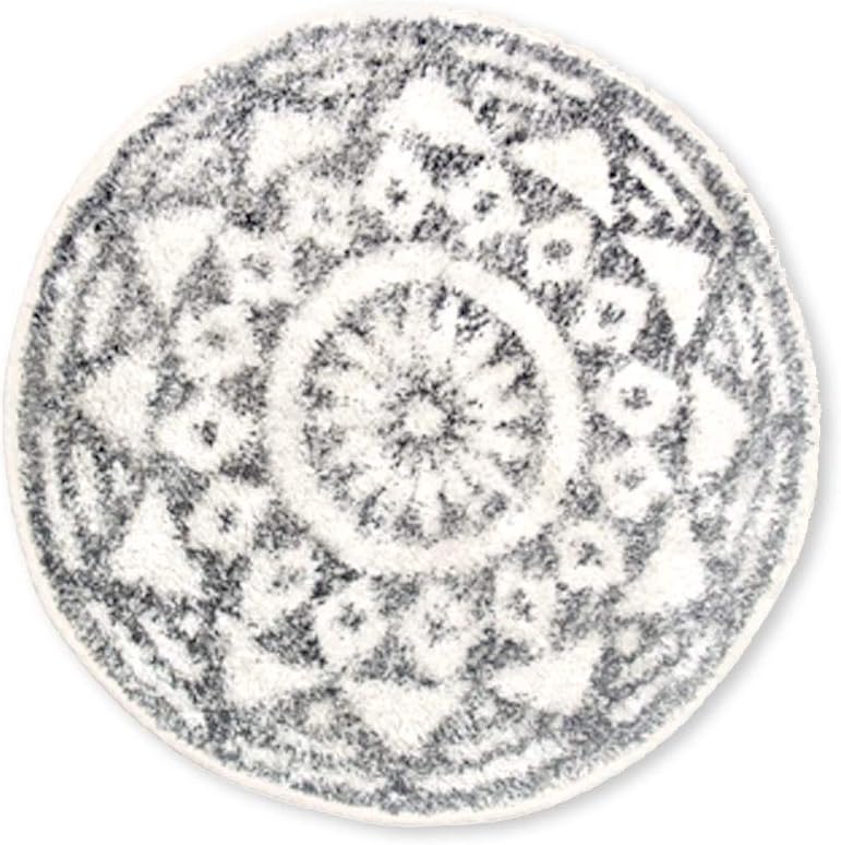 Berber Round Bath Mat 80 cm