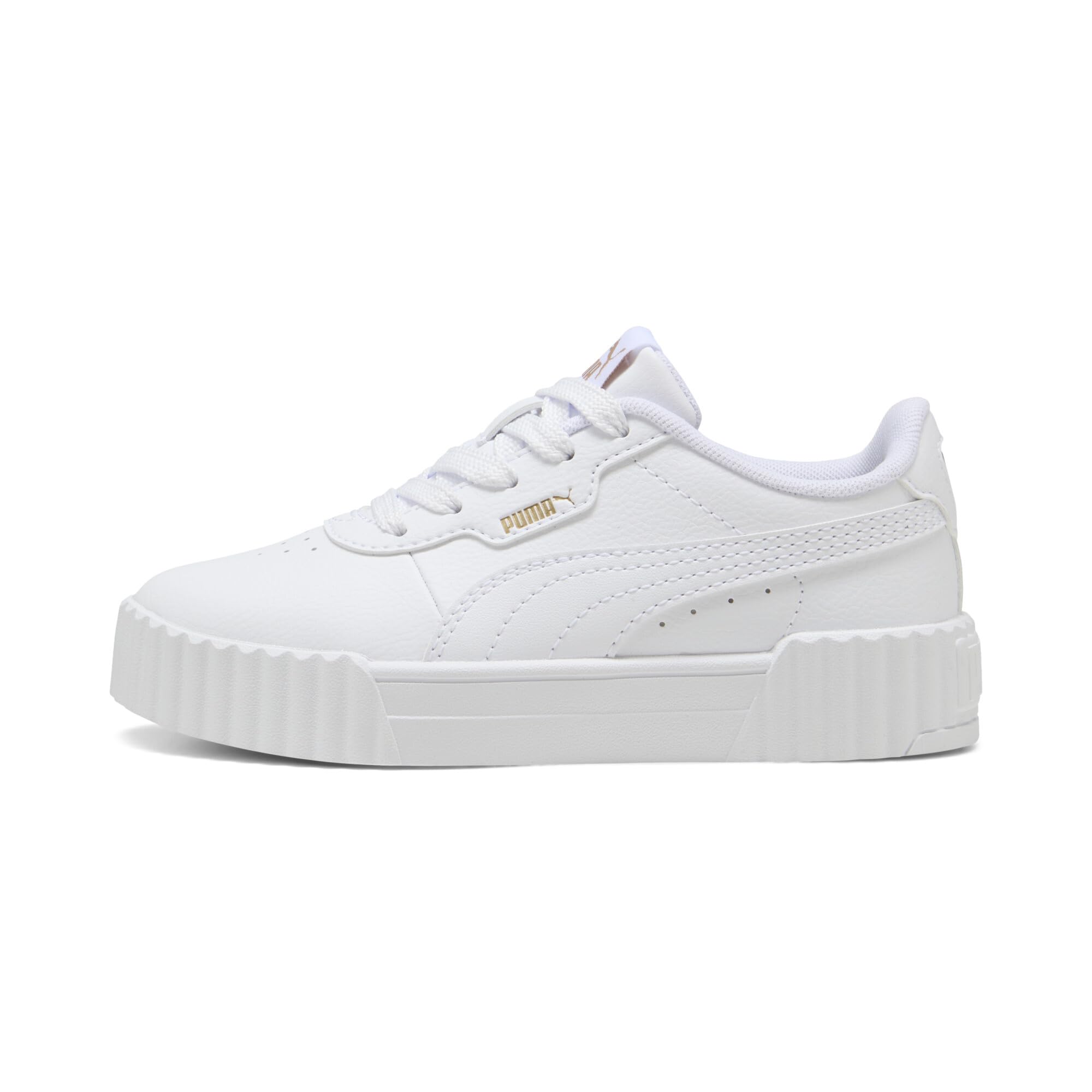 Puma Girls Blanc Trainers Carina 3.0
