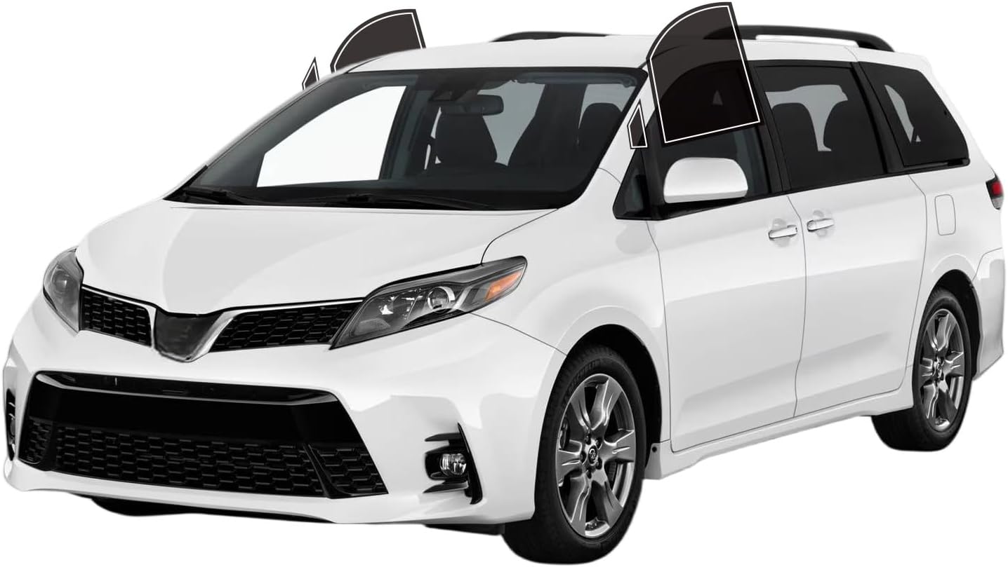 AUTOTEK Precut Window Tint Film for Toyota Sienna 2011-2020 Front Row Window 35% VLT 2Ply Anti-Shatter, UV Block, Privacy Protection, Easy Install, No Trimming Needed,Heat & Glare Reduction