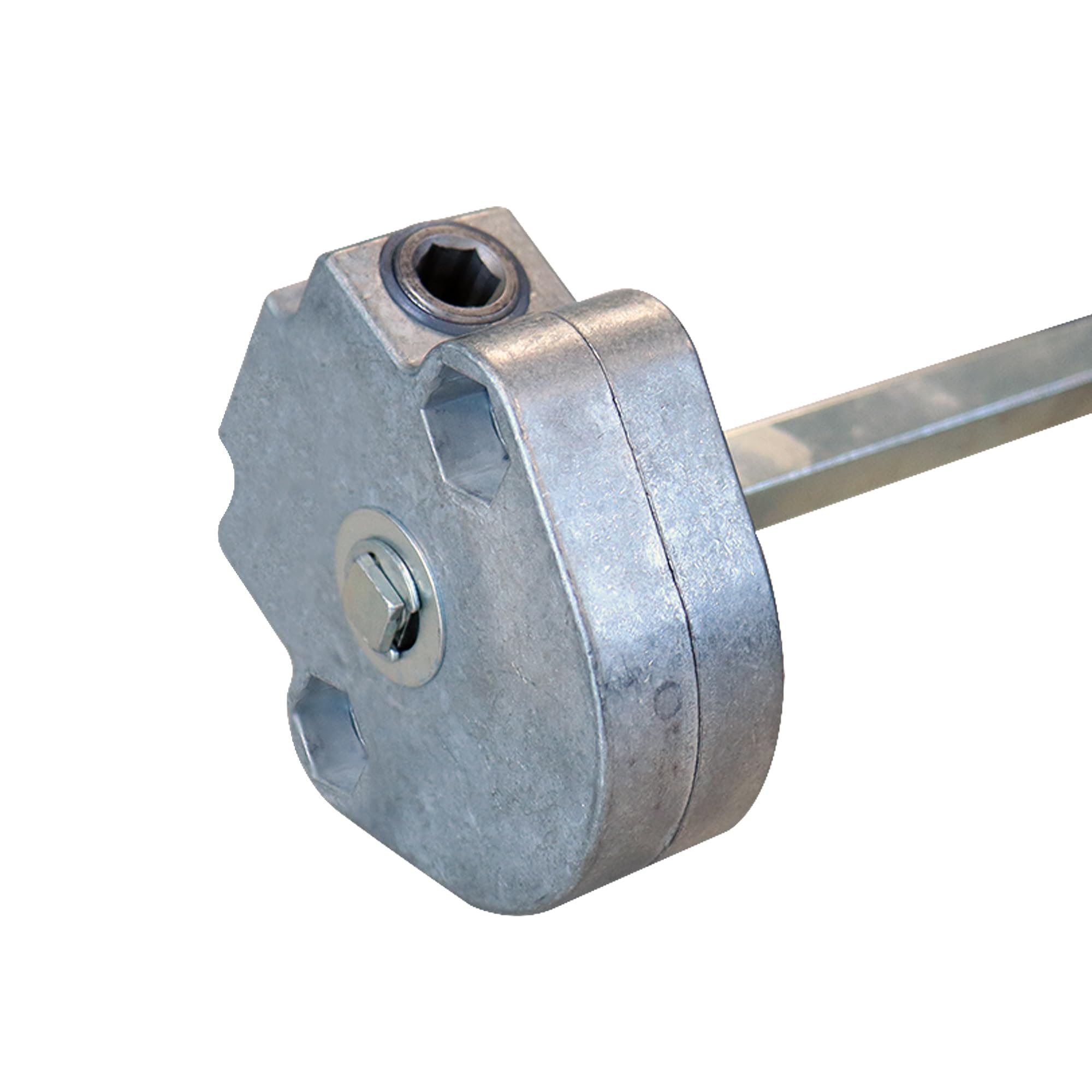Treuil Geiger 6P7 sans Fin de Course – Carré 8 mm Mâle pour Volet Roulant Bubendorff - Treuil Manuel Robuste pour Réparation ou Rénovation de Volet Roulant à Manivelle