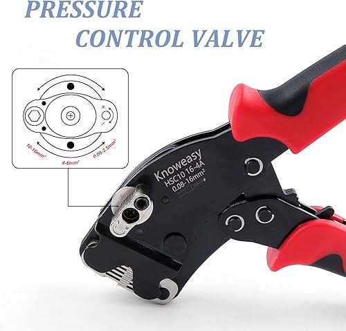 Miniatura 3 de Knoweasy Crimpadora de virola y herramienta de crimpado de virola de diseño de carga frontal con herramienta de crimpado de virola autoajustable de