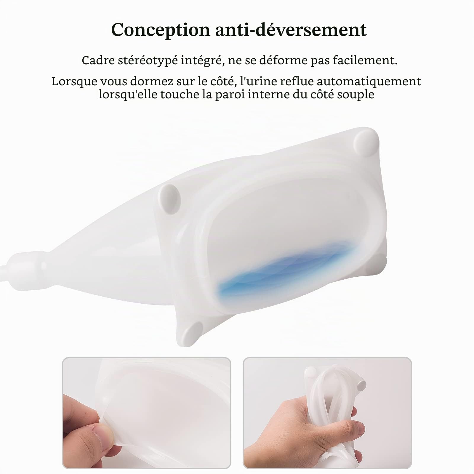 Urinoir portable et réutilisable pour homme, femme, personnes âgées - Pour la maison, le lit, la chambre(Type d'hommes âgés)