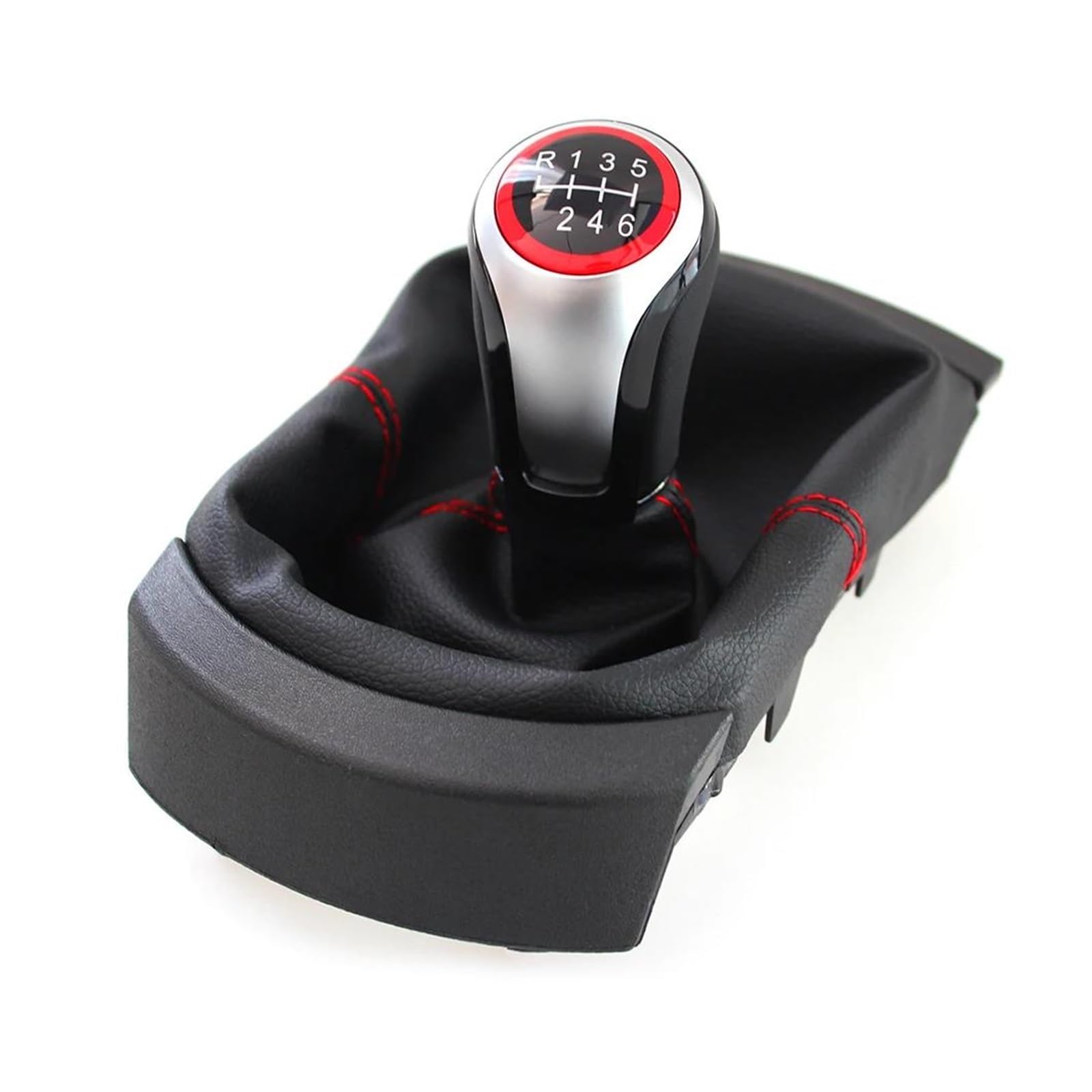 MOCALUX Gear Stick Shift Lever Knob for SEAT for Ibiza 2002-2010 Gear Shift Knob 5/6 Speed Modification Parts(for 6 Speed)