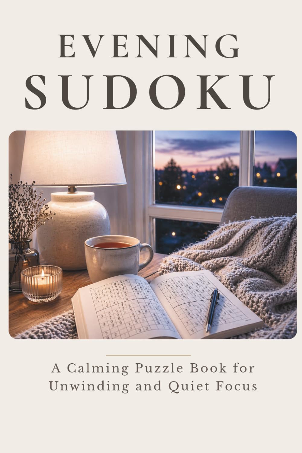 Evening Sudoku: A Calming Puzzle Book for Unwinding and Quiet Focus (The Cozy Puzzle Collection)