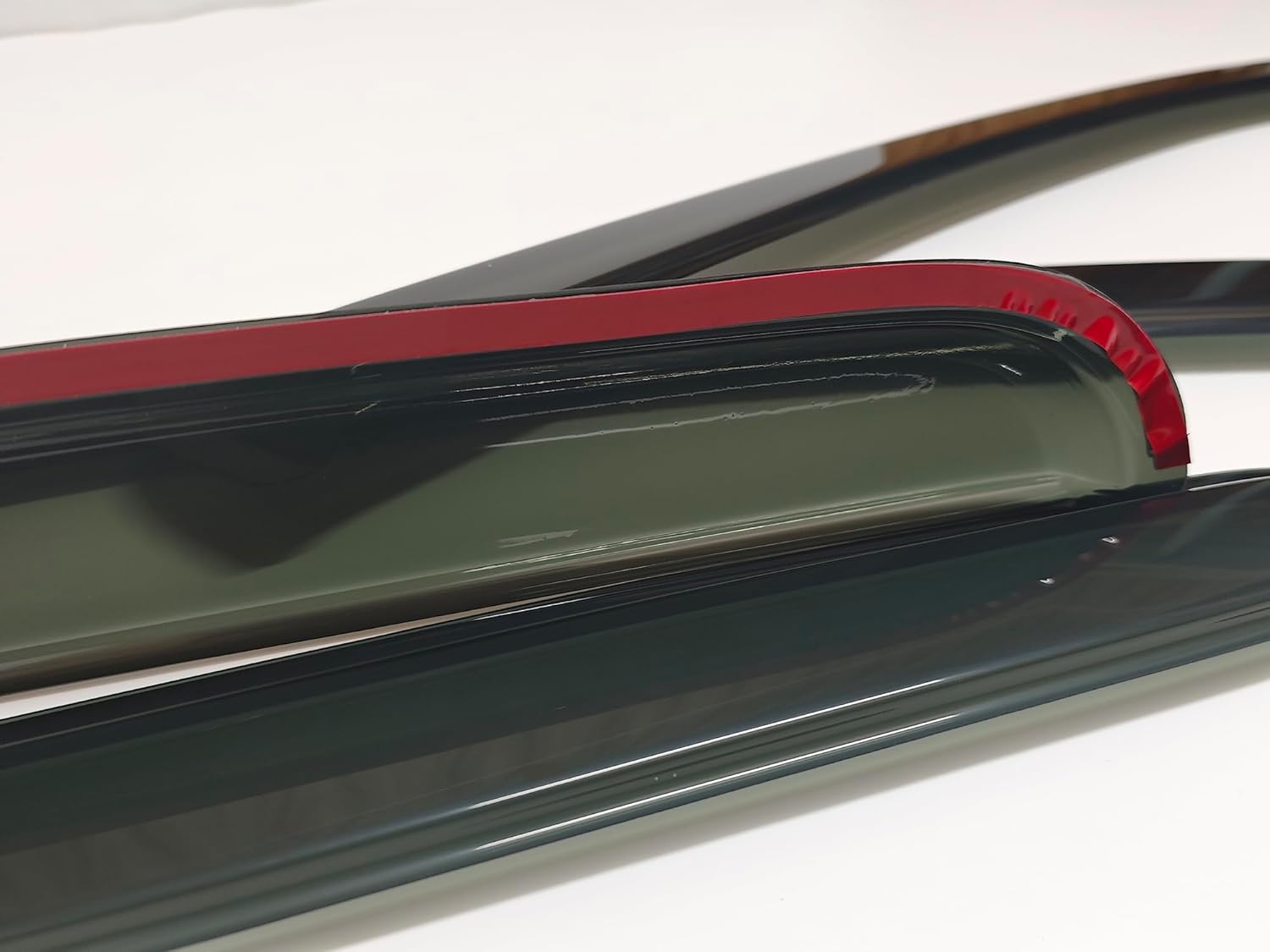 Smoke Tinted Window Sun Rain Visors Vent Guard Deflector Shade Compatible with Toyota Tundra Double Cab 2007-2021