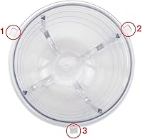 Vista 5 de Paquete de 2 piezas de repuesto de taza alta de 16 onzas para licuadoras Magic Bullet MB1001 de 250 W