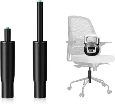 7 Inches to 11 Inches Short Office Chair Cylinder Replacement, 4" Stroke, Heavy Duty 1000 lbs, Lower the Seat Height by 2", Fit for Office Chair High Base Short Person, Class 4 Sinking 2.4"