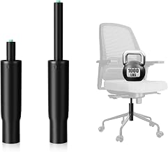Mastery Mart Office Chair Gas Spring 178mm-279mm Gas Spring with Adjustable Stroke 100mm Up to 450kg Reduces Seat Height by 60mm Class 4 Gas Spring for Office Chair