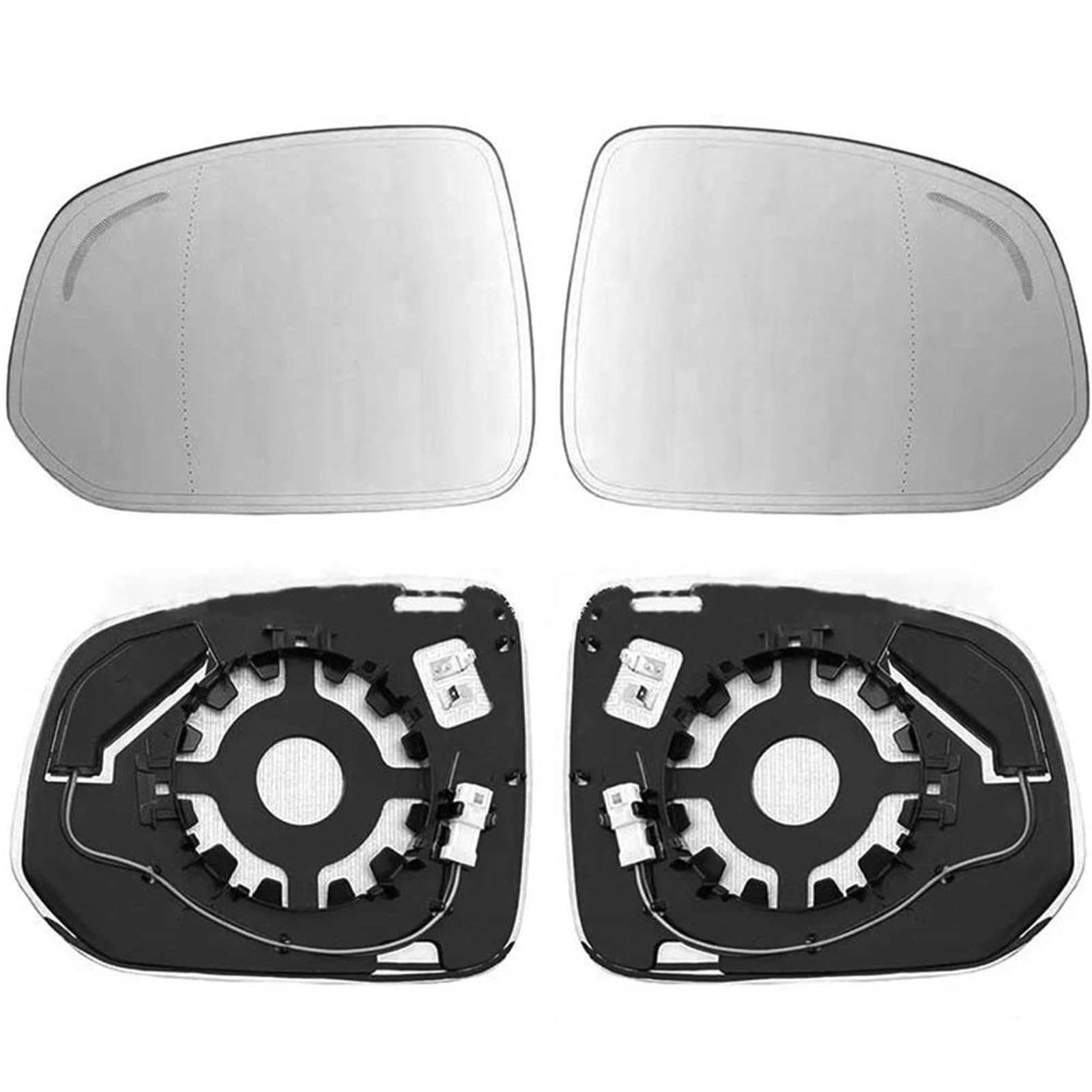 Espejo Retrovisor De Coche Para VOLVO XC90 2015-2022, Repuesto De Lentes De Espejo Retrovisor, Piezas De Lentes Cristal de retrovisor lateral(Izquierda y derecha)
