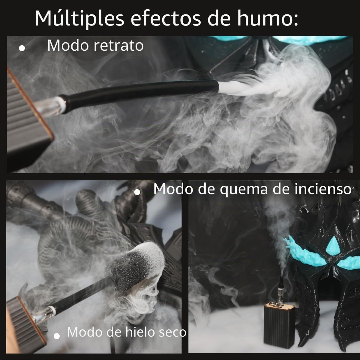 Máquina de neblina portátil a batería, manual, con líquido para neblina para mini fiestas, fotografía y grabación de video. Vapor instantáneo en 0 segundos, control remoto, no se necesita