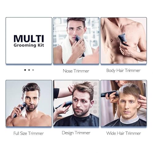 image for Hatteker Mens Beard Trimmer Grooming kit Hair Trimmer Mustache Trimmer