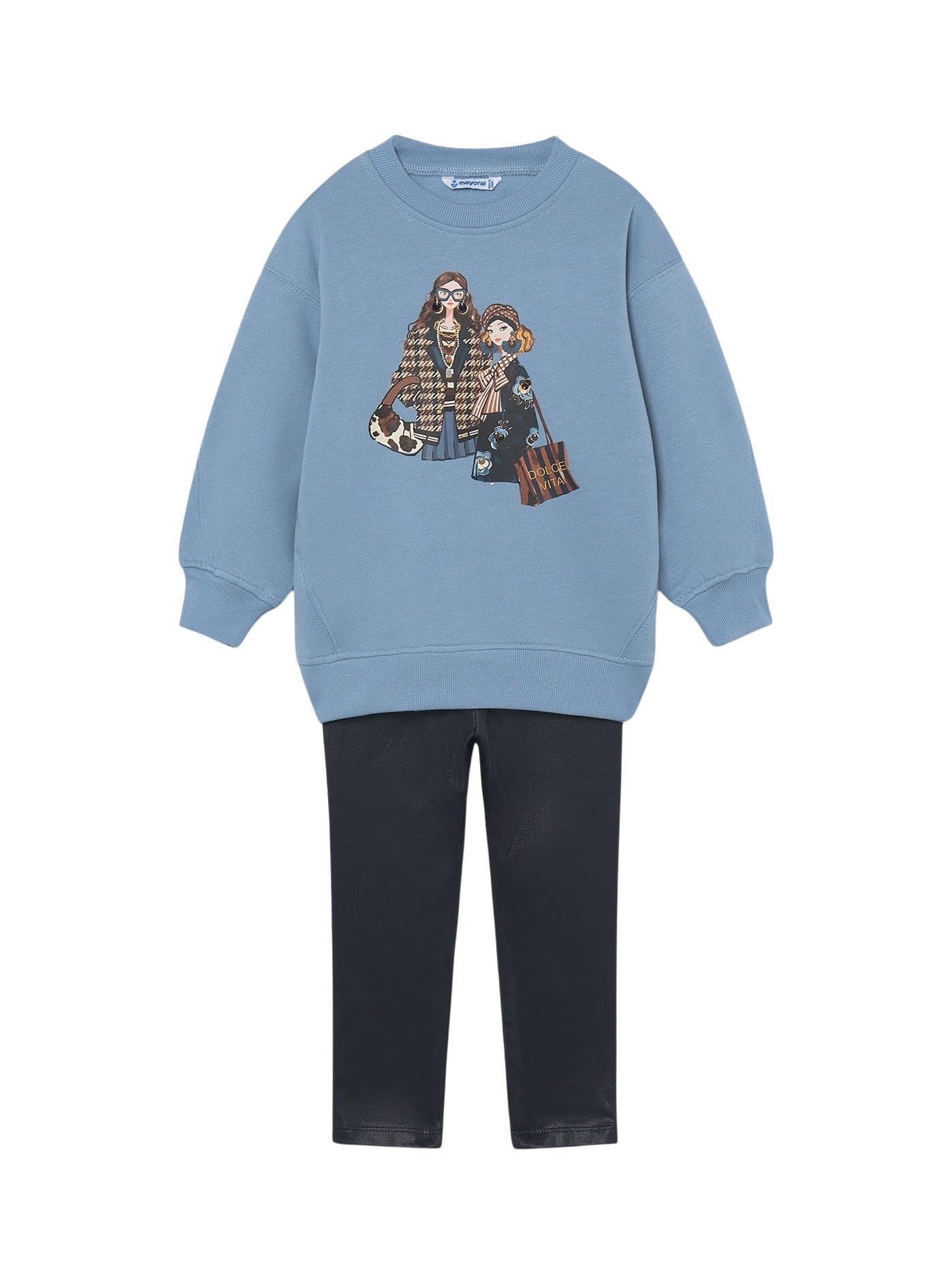 Mayoral Compl. Leggings Blotch per Bambine e Ragazze Marino