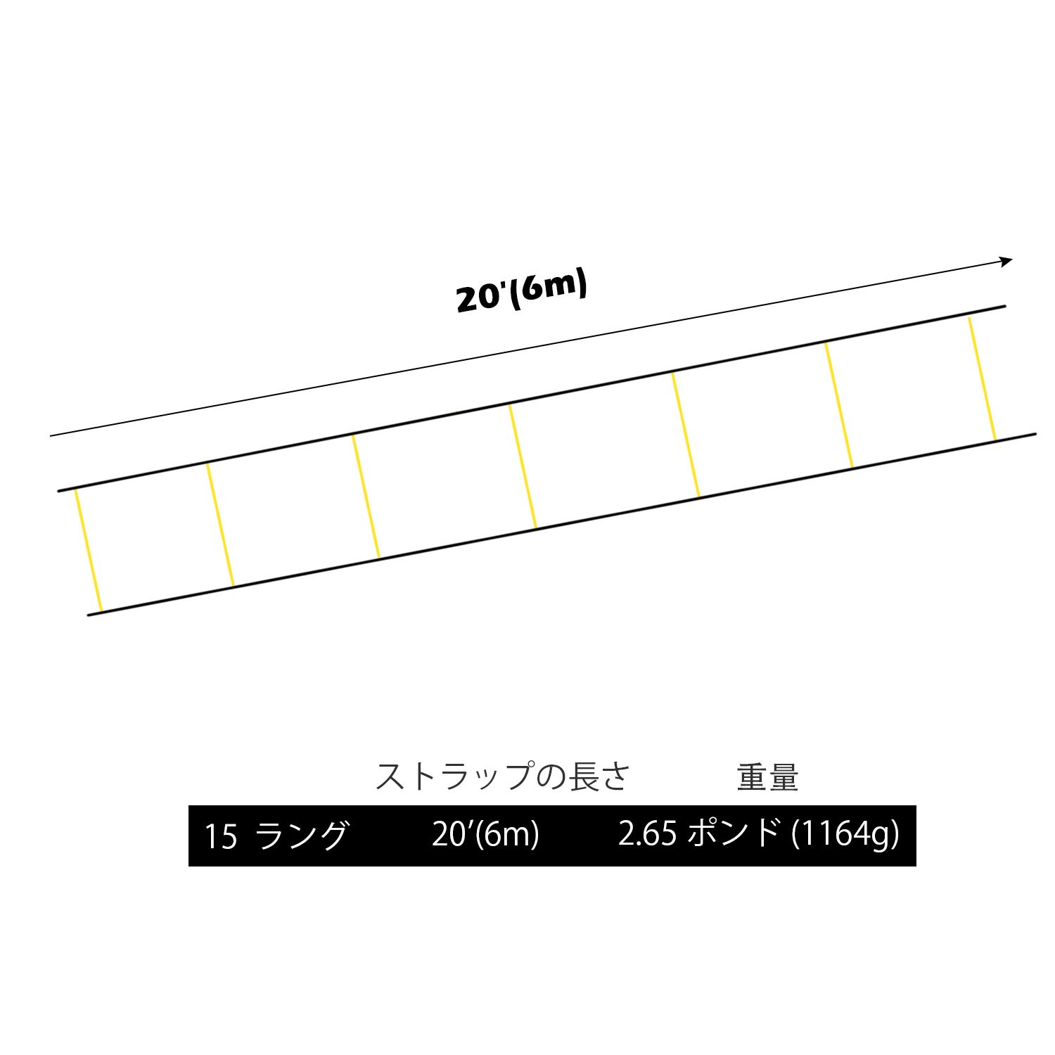 Buy Agility Ladder Speed & Agility Training Ladder, 20ft, 15 Fixed
