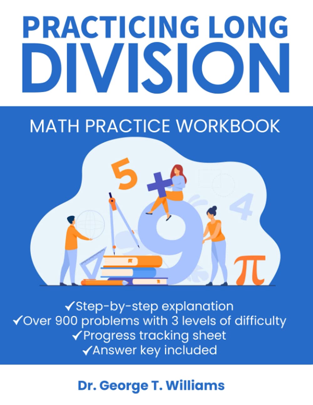 Practicing Long Division: Math Practice Workbook