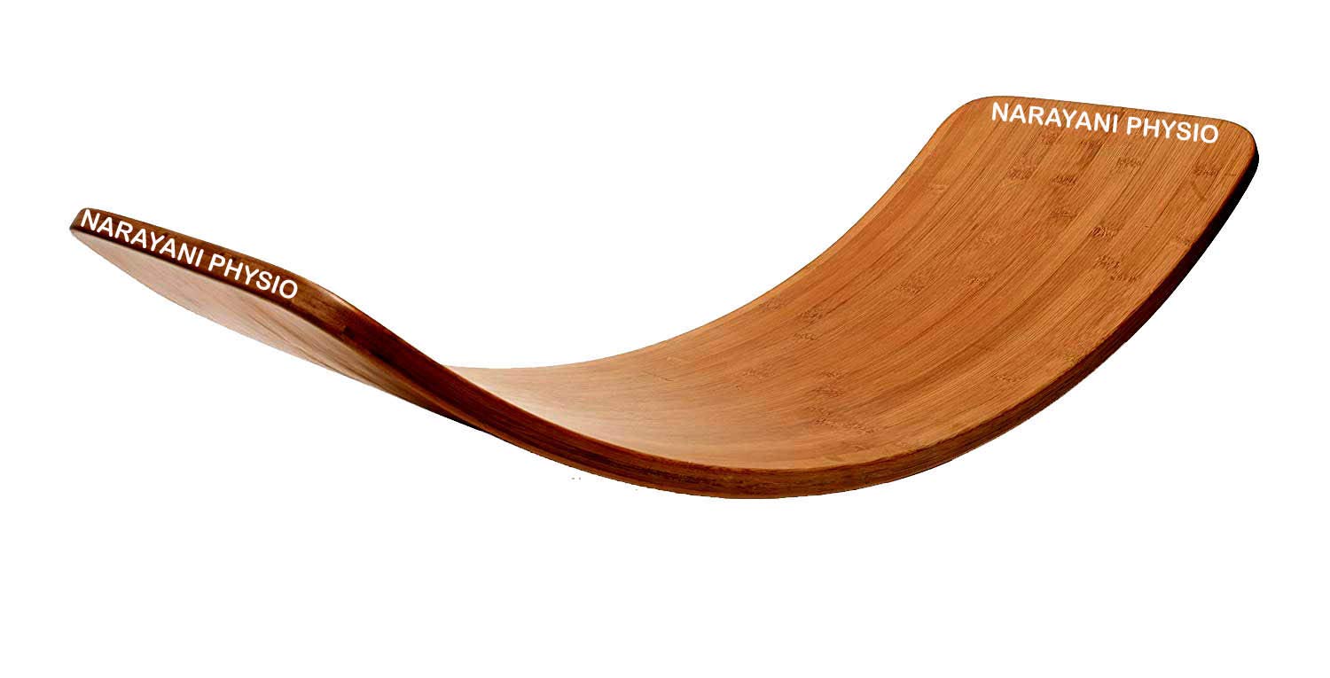 Buy NARAYANI PHYSIO® Curved Wooden Balance Board Balance Board for
