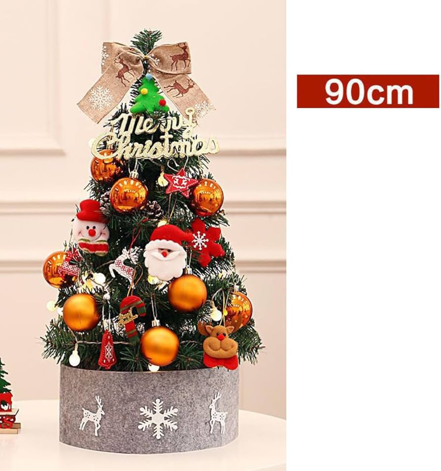 Amazon.co.jp: HGJH クリスマスツリー 卓上 90cm 可愛い オーナメント