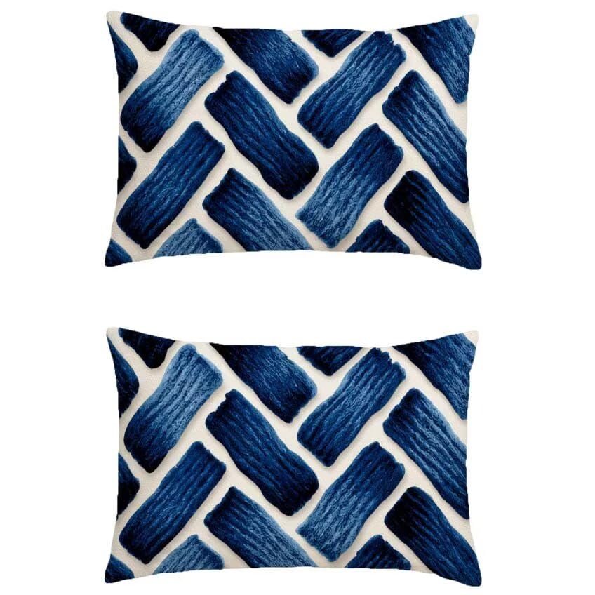 Housse de coussin extérieure imperméable 80x100 pour canapé salon
