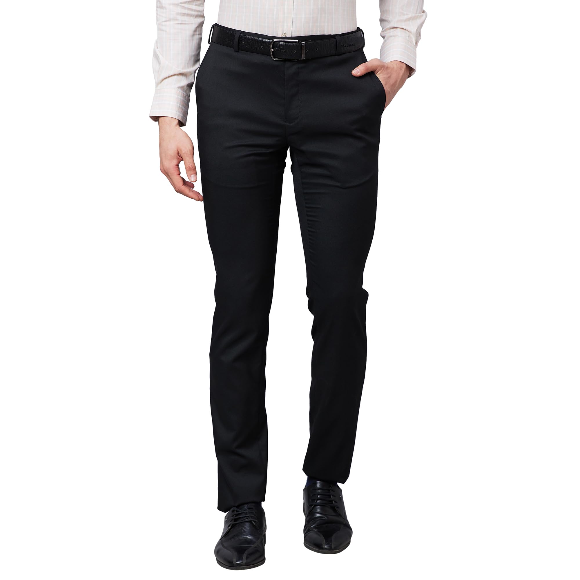 raymond Men's Slim Fit Mid Rise Trouser-picture-17