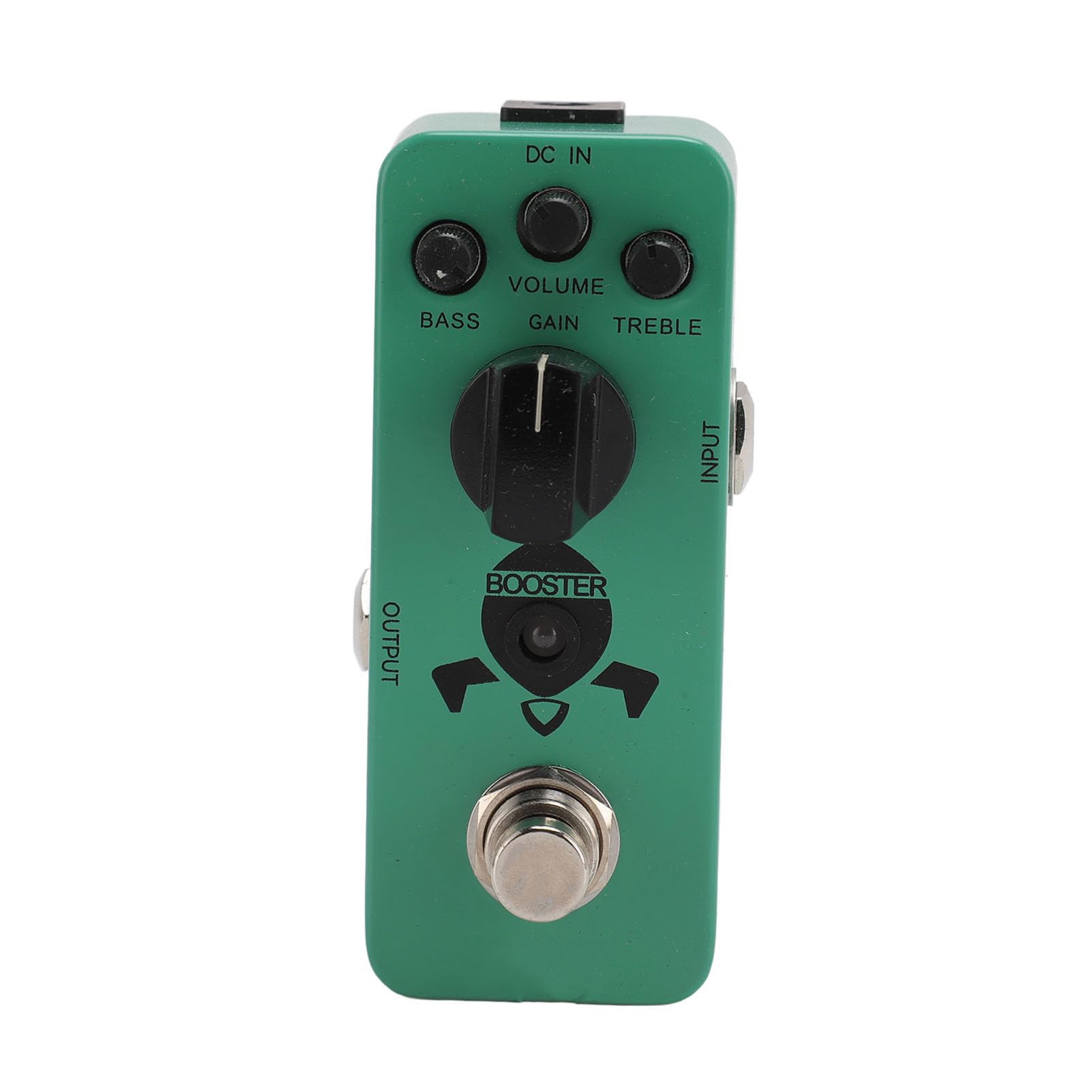 Guitar Distortion Pedal Clean Boost 2 Band EQ Green Color DC 9V Knob Adjustment Electric Guitar Pedal Craft Your Unique Sound : Musical Instruments