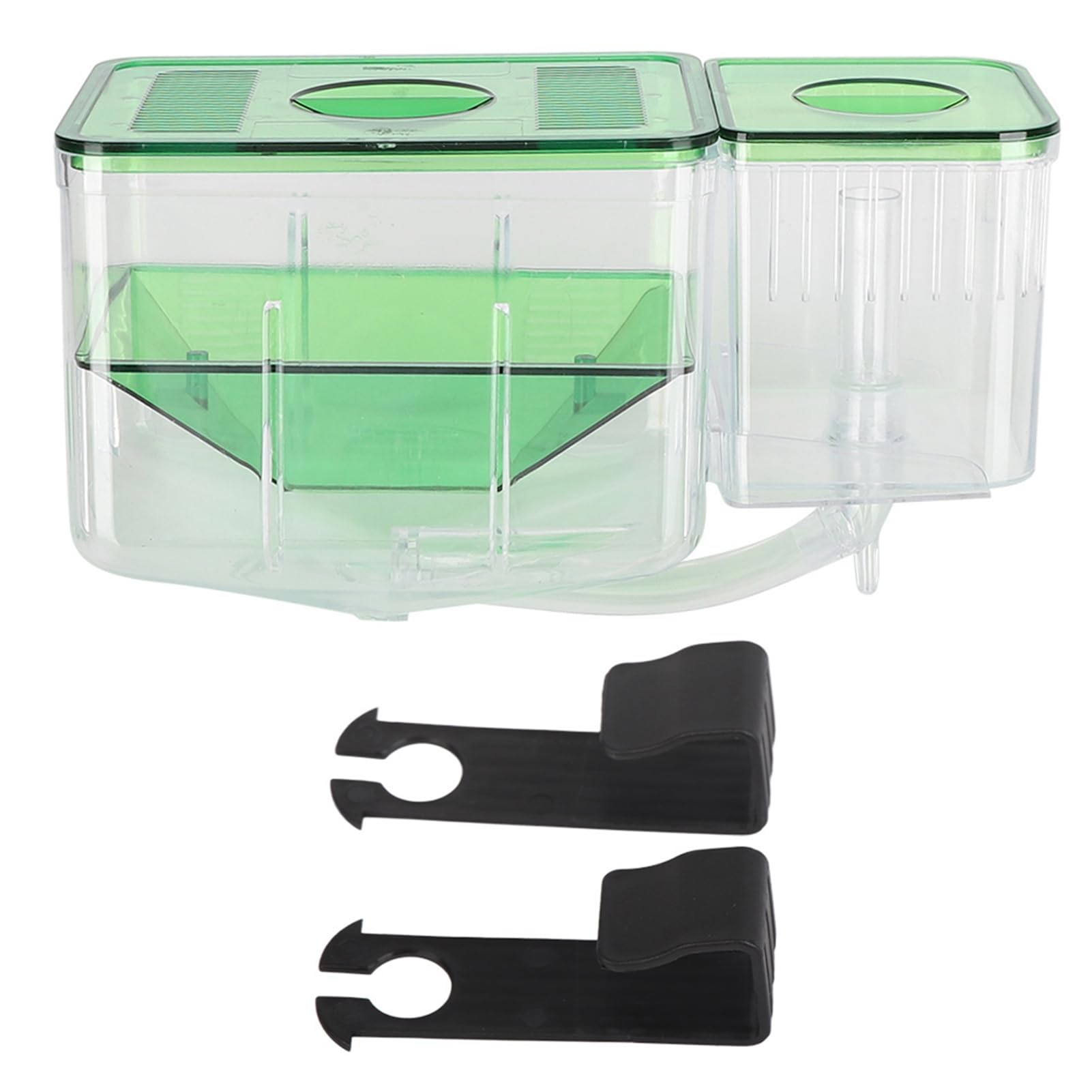 ZJchao Incubadora de Acuario, Caja de Cría para Peces Pequeños con Aislamiento de Doble Capa, Evita Ataques de Peces Adultos para Peces Heridos, Camarones, Peces Payaso, Criadores de