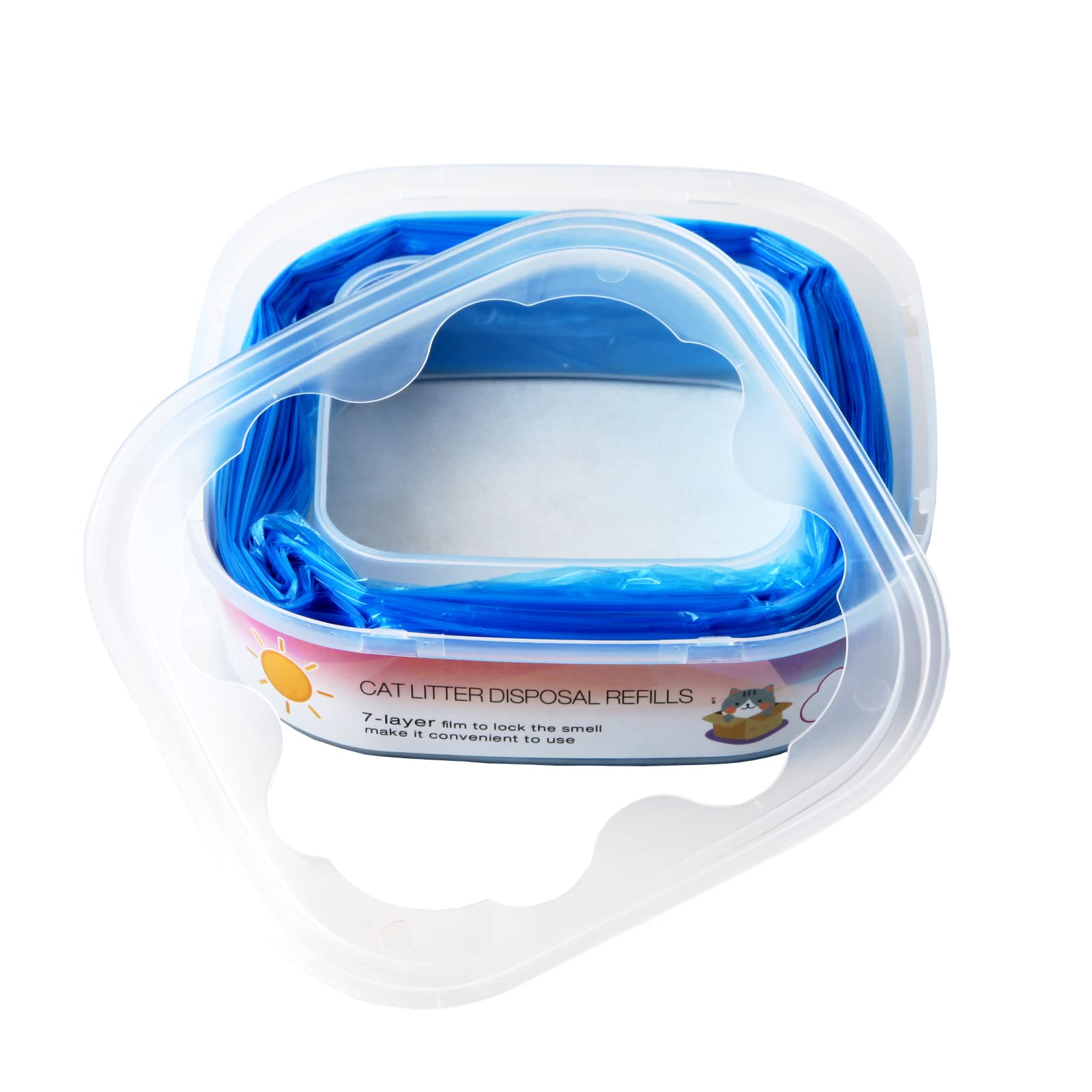 Cat Litter Refills Compatible with Litter Genie Litter Pail Refills Litter Refill Cartridge - 8 Pack