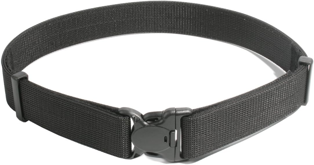 BLACKHAWK Black Web Duty Belt with Hook and Loop Closure - Medium