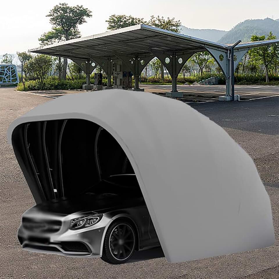 Retractable Foldable Carport Garage Car Cover Canopy Portable Shelter,A4