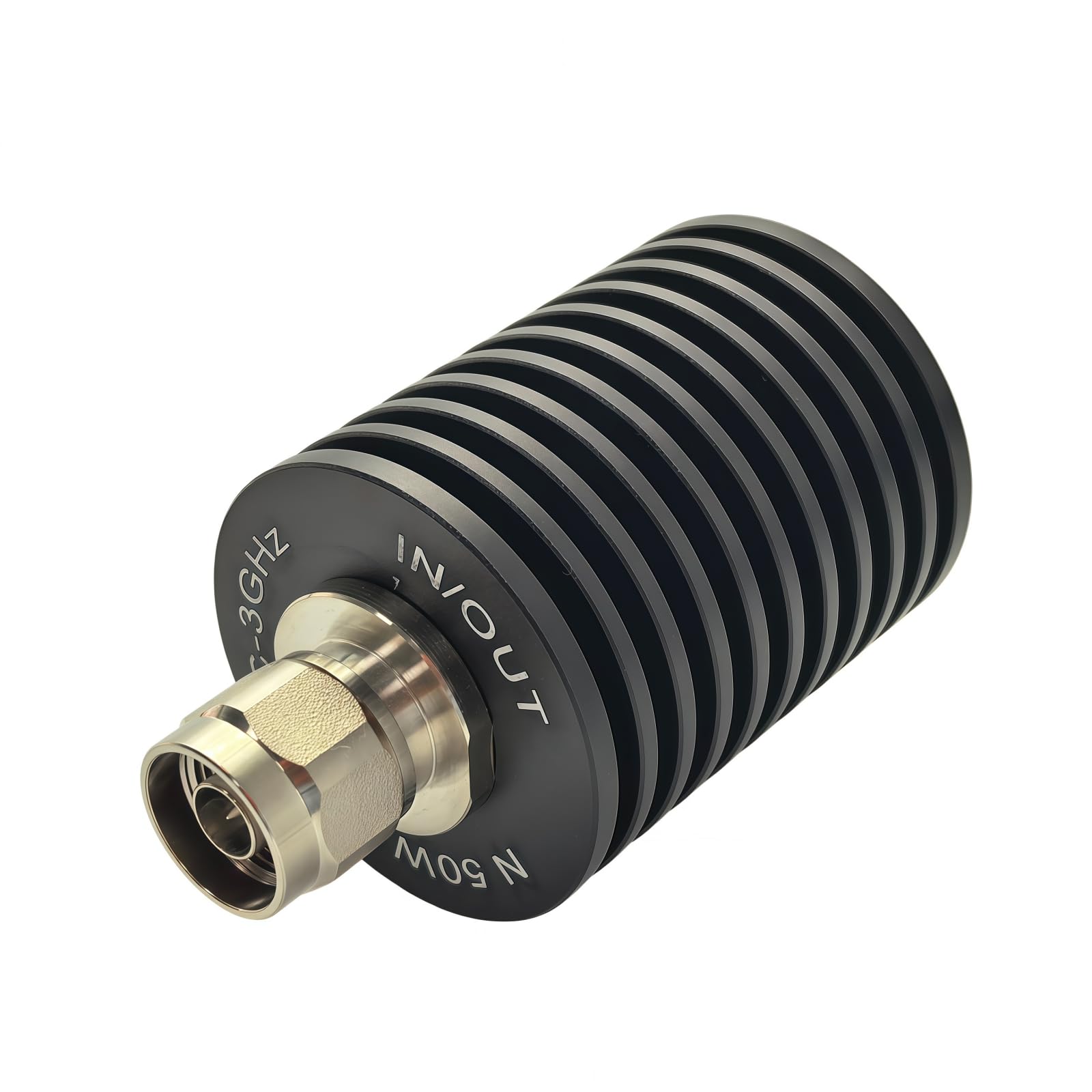 BECEN Attenuatore fisso 30db 50 Watt DC a 3GHZ 50W N tipo maschio a femmina