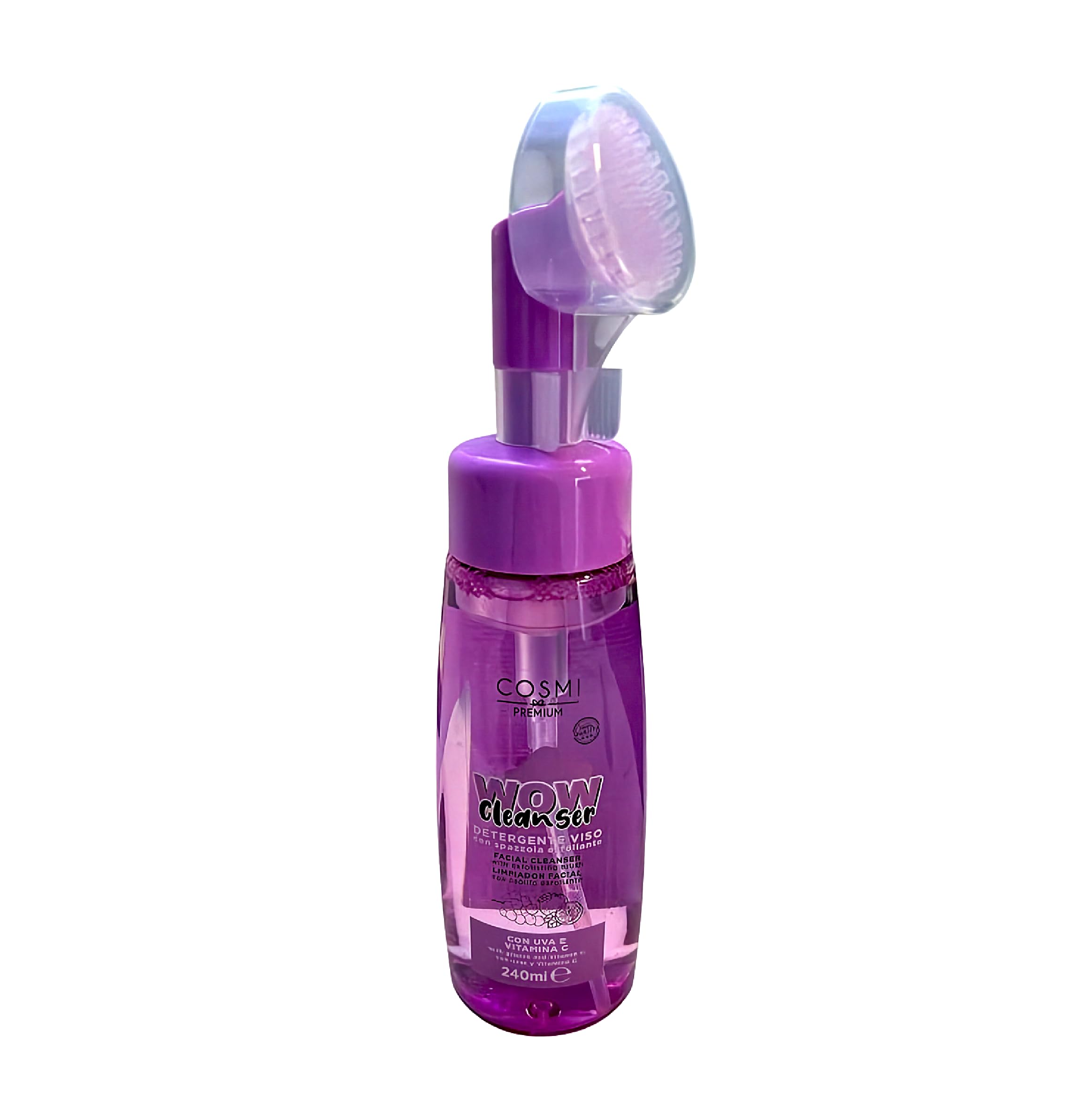 liquido detergente e purificante per il viso Mousse Detergente Viso Uva e Vitamina C 240ml con Spazzola Esfoliante  Integrata – Schiuma Detergente Purificante, Illuminante e Anti-Impurità per  Tutti i Tipi di Pelle : Amazon.it: Bellezza