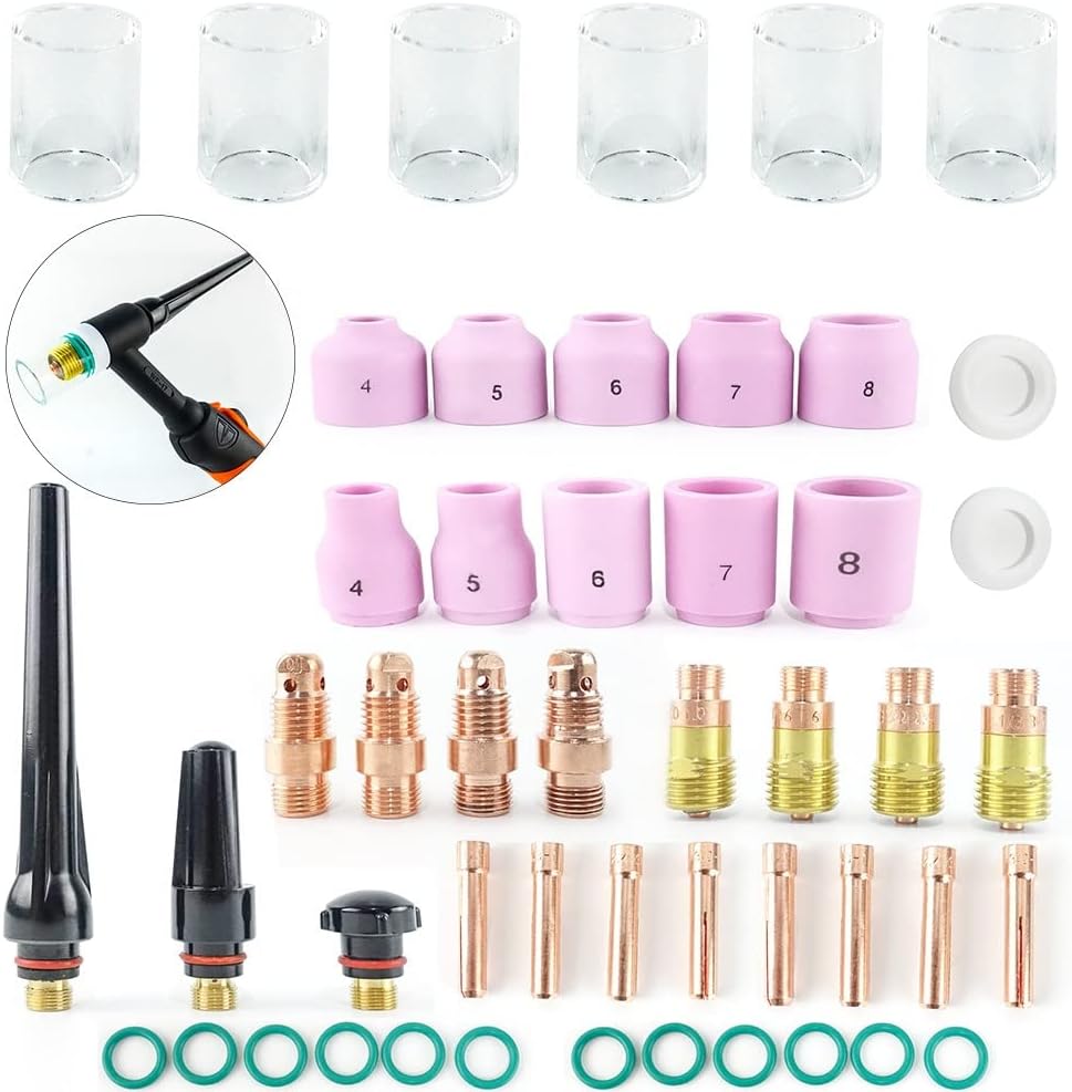 Torch WP26 13ft GTAW Gas Tungsten Arc Welding Gun WP-26 Argon Air Cooled TIG tig Accessories