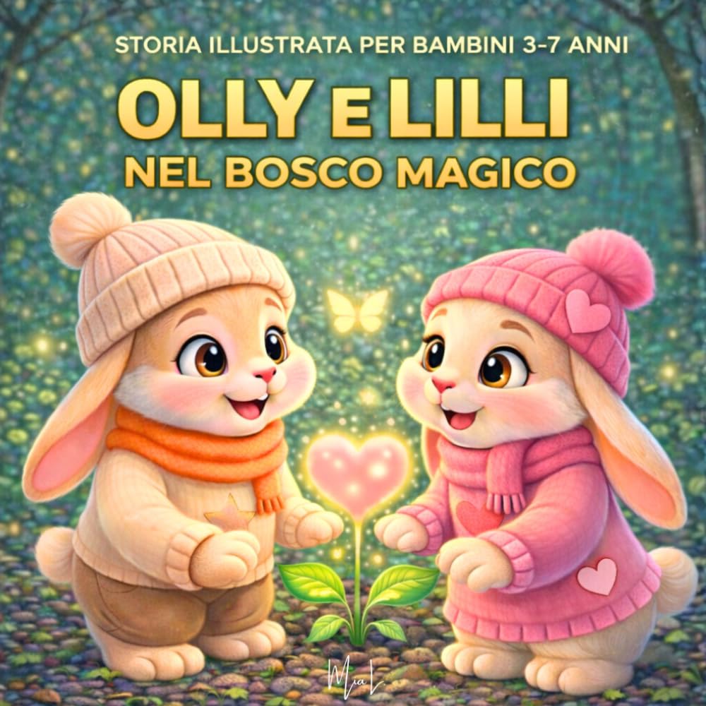OLLY E LILLI NEL BOSCO MAGICO: Storia illustrata per bambini 3–7 anni