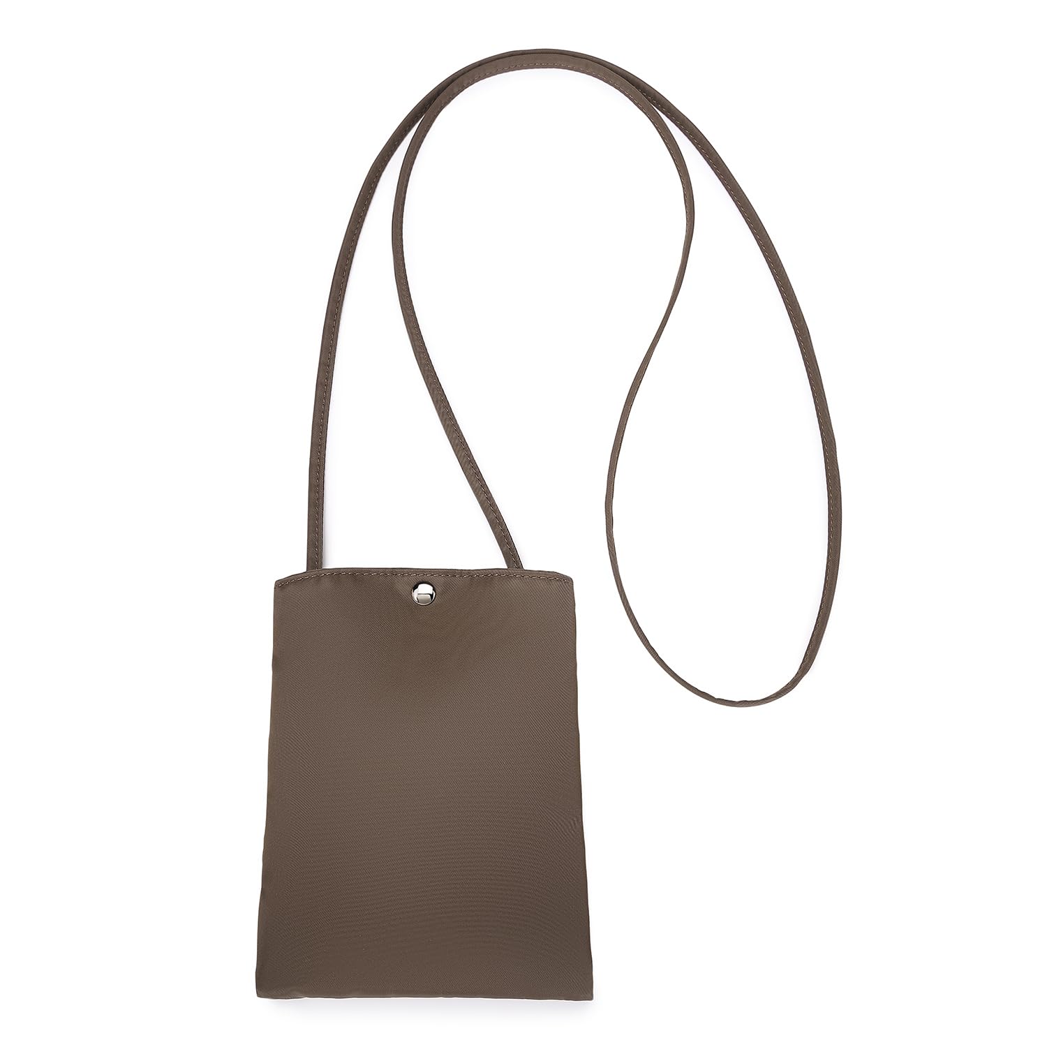 Pure Nylon Mobile Phone Bag Mini Cloth Bag ins Style Japanese Simple and Versatile Messenger Small Square Bag