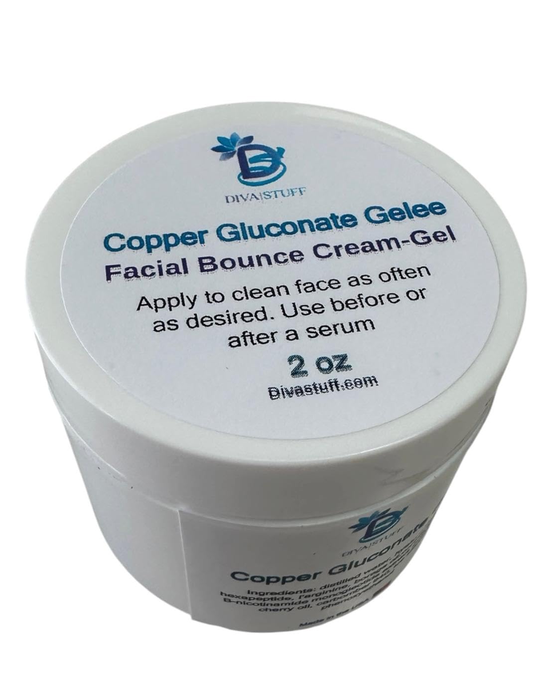 Diva Stuff Copper Gluconate Gel Bounce Face Cream