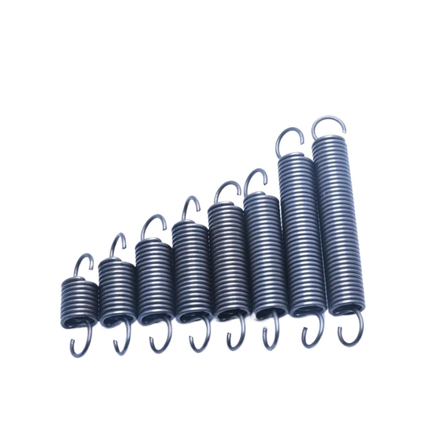 Spring Steel Single Hook SpringTension Spring 1~50PCS Wire Dia 2MM Outer Diameter 14/15/16/17/18/20MM Length 50~100MM(1 PCS,2x18x50mm)