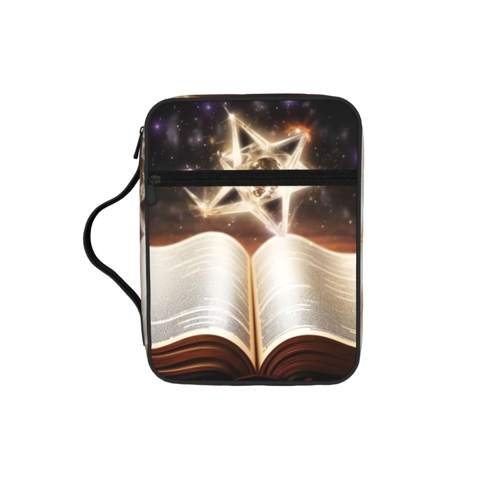 Magic Book Bible Cover Case Waterproof Bible Bag With Handle Organizer Storage Book Cover For Bible Study
