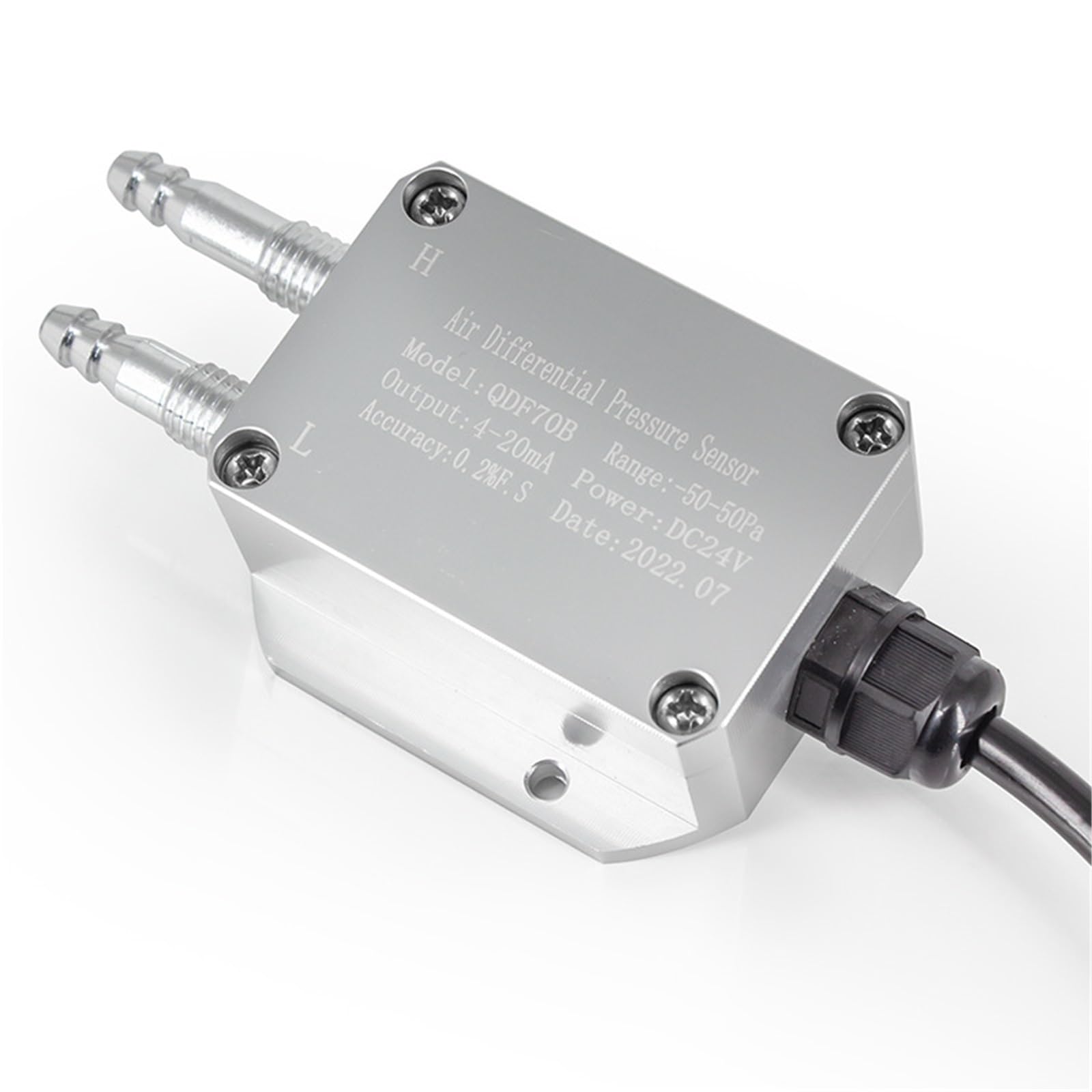 Mini transductor de presión diferencial, sensor transmisor aire y viento Alta precisión(0-1KPa)