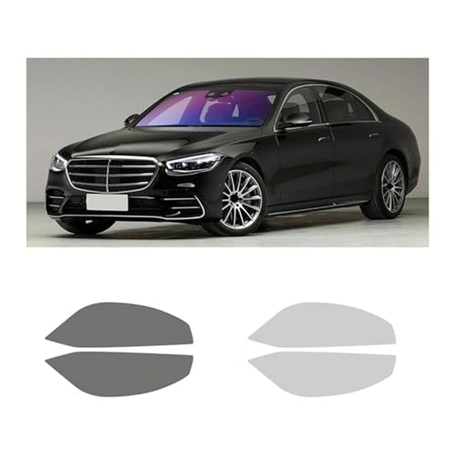 Film de protection pour phare de voiture premium Benz S W223 TPU