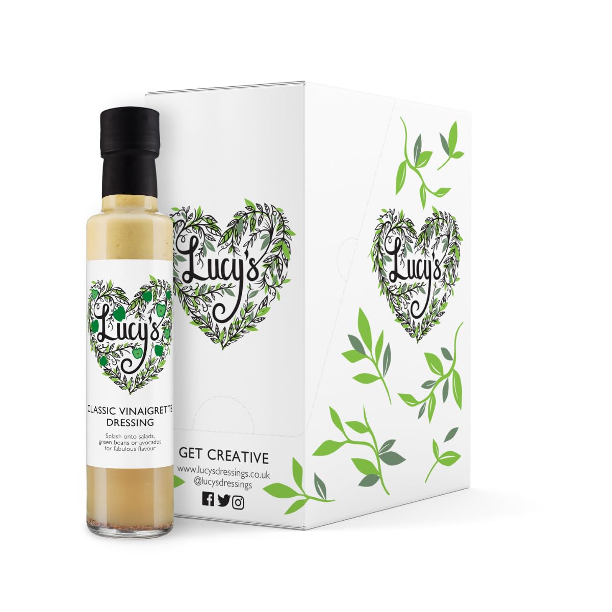 Lucy's Dressings|Lucy'sDressings – Classic Vinaigrette Dressing – 6 x 250ml Bottles