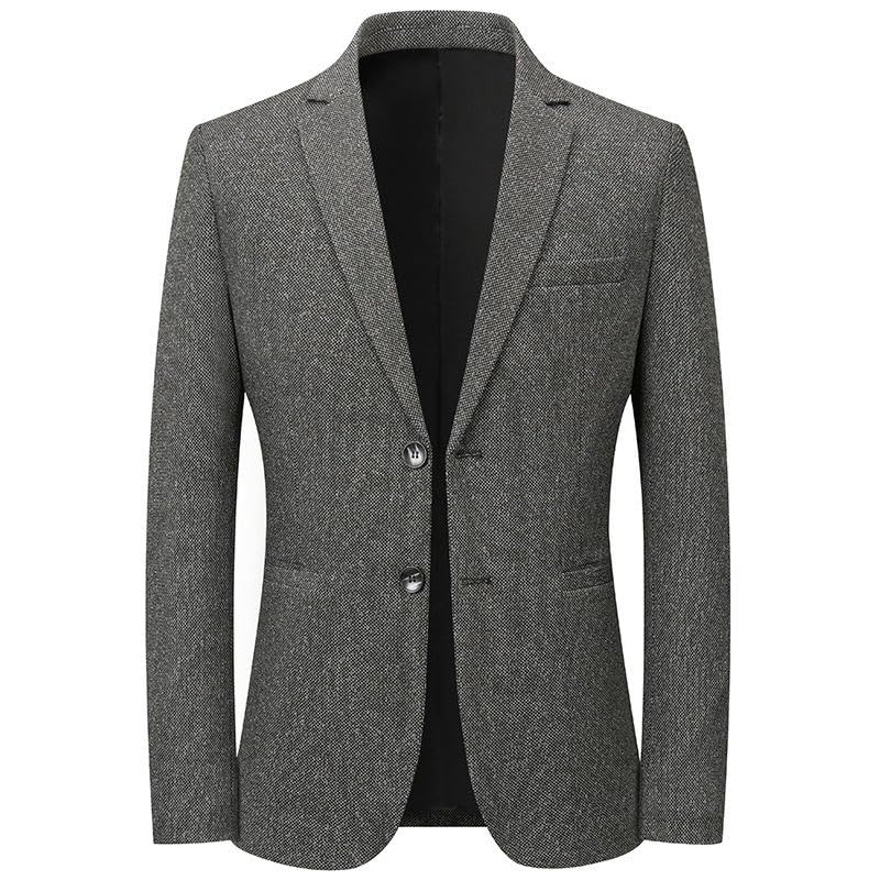 Men's Spring Autumn Business Casual Slim Fit Micro-Elastic Blazer2