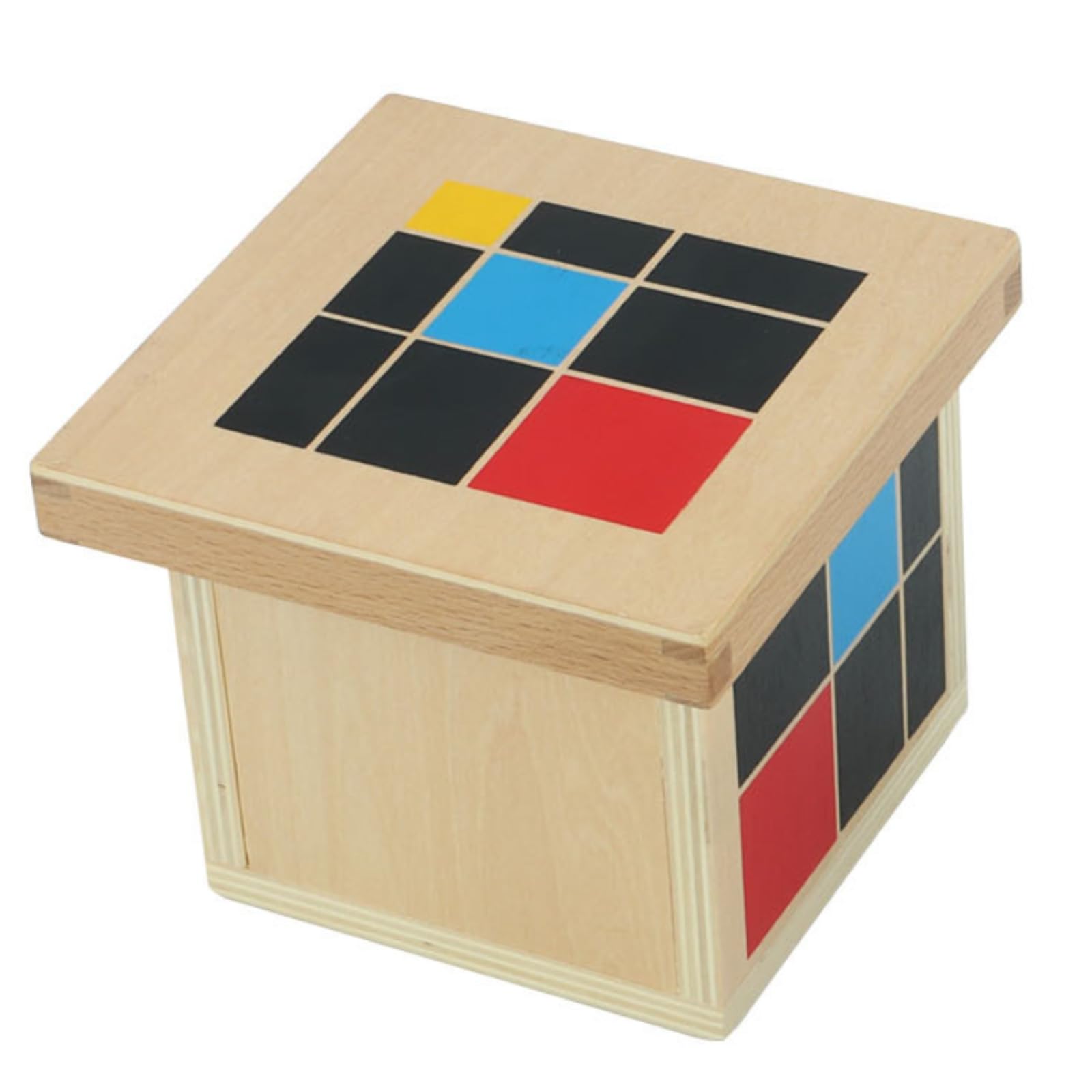 Cubo Educativo Geométrico Cubo con Tapa Multicolor Juguete Educativo para