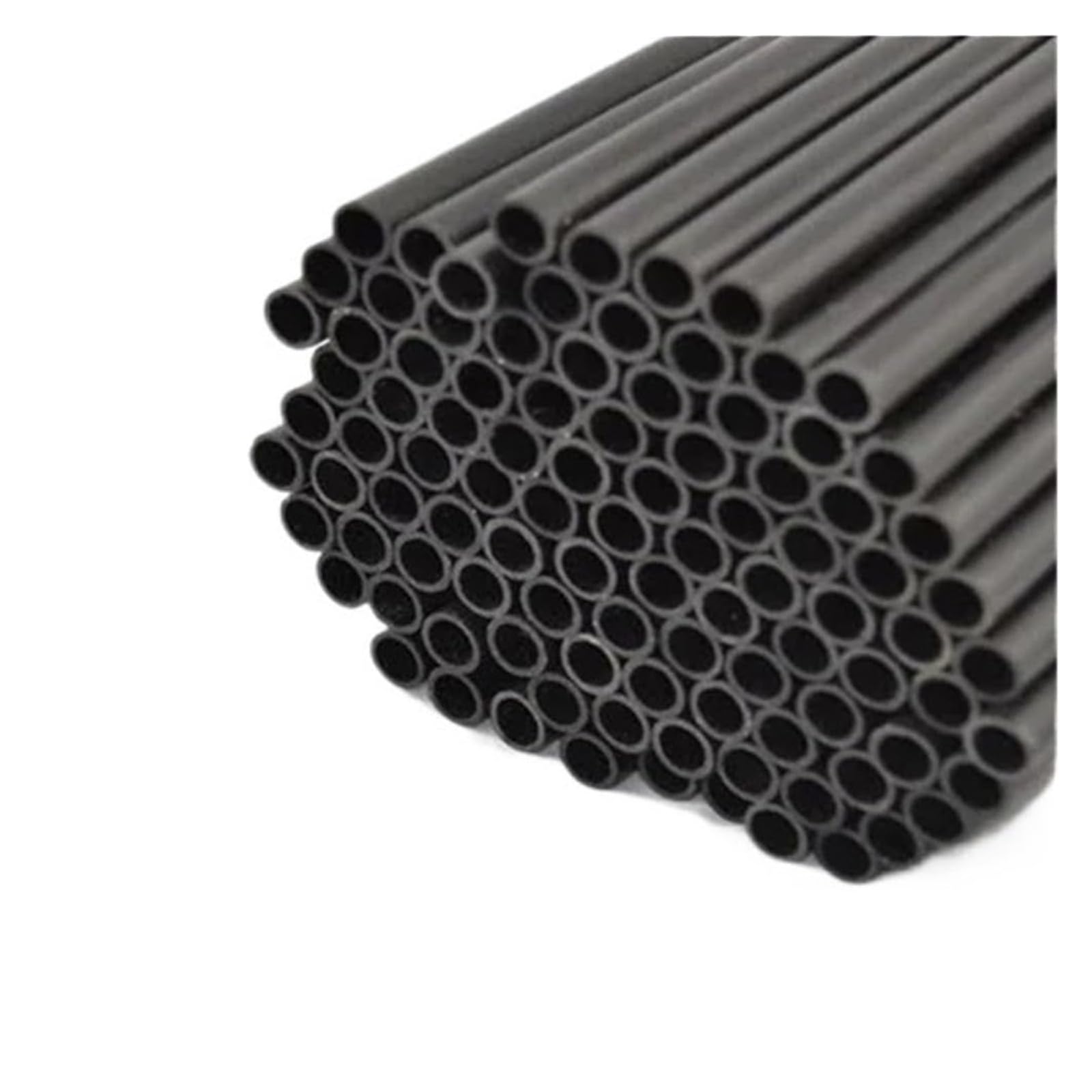 8 szt. 500 mm rur z czarnego włókna węglowego 3K, włókno o wysokiej wytrzymałości do quadrocopterów i multicopterów(10mmX6.1mm)