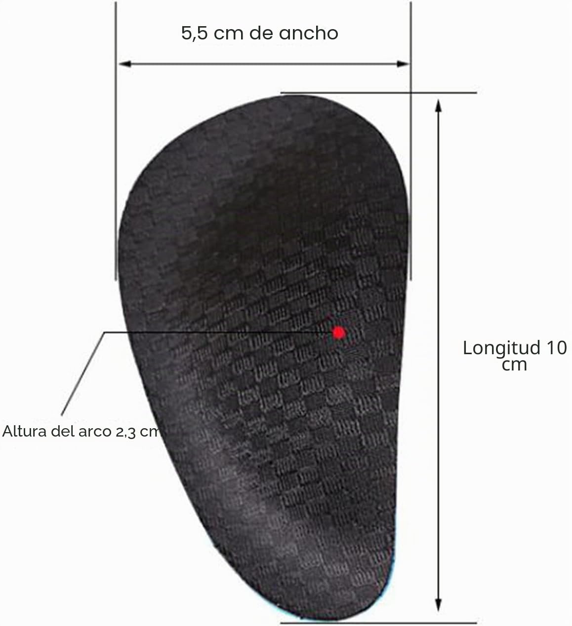 Plantillas ortopédicas de apoyo para el arco plantar pies planos fascitis plantar dolor talón espolón